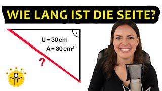 Wie lang ist die Seite? – Geometrie Dreieck