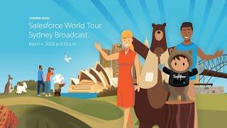 Salesforce World Tour Sydney Live Broadcast