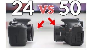 Canon 24mm Pancake STM vs Canon 50mm 1.8 - Lens Review & Comparison