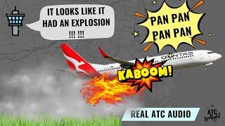 Qantas Flight Engine Explosion at Takeoff: ATC Audio Captures Emergency Return to Sydney Airport