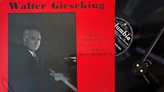 [LP] Schubert - Momenti Musicali - Gieseking (side B)