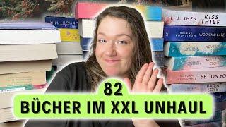 RE-READ NEIN DANKE!  | XXL UNHAUL – Diese 82 Bücher ziehen aus | Fantasy, Romance & Thriller