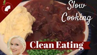 Slow cooker Lamb Red Wine Stew