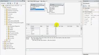 10-How to create a view using Microsoft SQL Server Management Studio