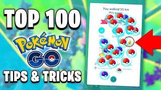 TOP 100 Pokémon GO Tips and Tricks!