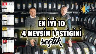 2022'nin En İyi 10 Dört Mevsim Lastiği  |  Lastik Etiket Değerleri  | Lastik Test Sonuçları