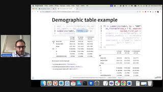 David Gohel -  Clinical Tables with flextable, tables, and rtables