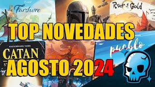  TOP NOVEDADES juegos de mesa AGOSTO 2024 