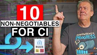 The 10 COMMANDMENTS Of Continuous Integration (CI)