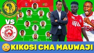 DUH! FADLUDAVIS AMEPANIA DERBY! ANGALIA KIKOSI CHA MAUWAJI CHA SIMBA SC KINACHOANZA KARIAKOODERBY