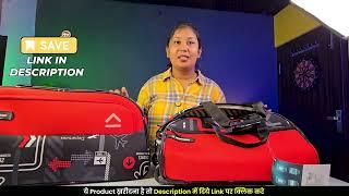 Best Duffle Bags for Women & Men | Uppercase Polyester Travel Duffle Bag with Wheels Unboxing