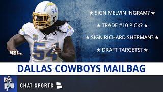 Cowboys Rumors: Sign Melvin Ingram? Trade #10 Pick? Sign Richard Sherman & Draft Kyle Pitts? | Q&A