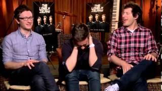 Akiva Schaffer Jorma Taccone and Andy Samberg of comedy band The Lonely Island discu