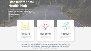 Welcome to the Disaster Mental Health Hub | Phoenix Australia