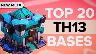 TOP 20 TH13 BASE Layouts  NEW META (War/Trophy/Farming/Hybrid) Base Designs | Clash of Clans