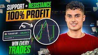 Quotex Support + Resistance 100% Profit | binary trading | quotex trading strategy | Quotex Trading