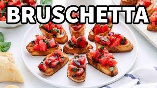 Classic Bruschetta Recipe – A Crowd Favorite!