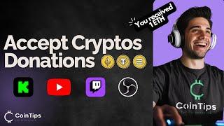 How to Accept Crypto Donations (+Alerts) on Twitch / Youtube / Kick 2024