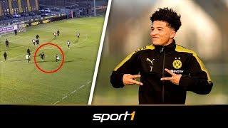 Jadon Sancho mit Weltklasse-Trick im Training | SPORT1