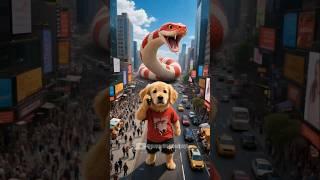 The poor puppy rescue pregnant snake #puppy #rescue #snake #animals #funny