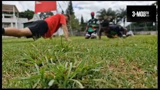 Clive Madande in fitness training!