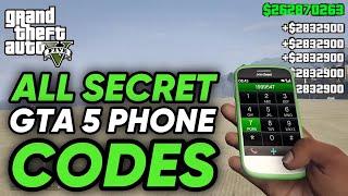 ALL SECRET CODES IN GTA 5 - SECRET PHONE CHEATS