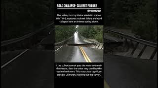 Culvert Failure and Road Collapse 