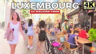 LUXEMBOURG - THE RICHEST  COUNTRY IN THE WORLD - AMAZING CİTY TOUR -4K HDR 60fps