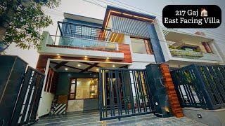 Luxurious 217 Gaj Double Story East Facing House Tour  #basschakproperty