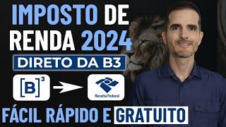 COMO DECLARAR AÇÕES NO IMPOSTO DE RENDA 2024 GRATUITO - LUCROS, AÇÕES, DIVIDENDOS E JCP - IRPF 2024