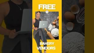 Free Bakery Vendors to Start Your Business  Wholesale Bakery Suppliers List