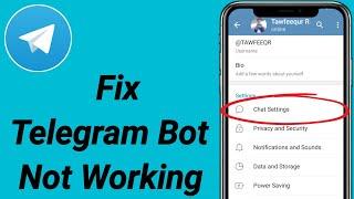 How To Fix Telegram Bot Not Working - 2024