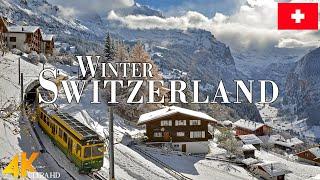 Winter Switzerland 4K Ultra HD • Stunning Footage, Scenic Relaxation Film with Calming Music