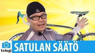 Polkupyörän satulan oikea paikka