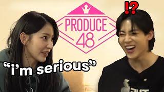 sakura *exposes* produce48 to BAMBAM