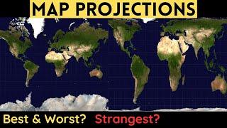 Map Projections Overview and How They Distort the Earth