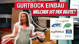 GURTBOCK EINBAU - WAS SAGT DER TÜV? ‍️🫣 Welcher ist der Beste? // Aguti G2000 Slide-Out Sitzbank