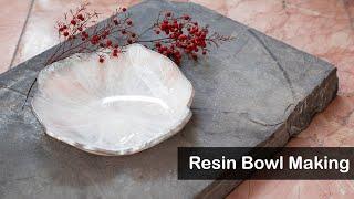 How to make a resin bowl - مراحل ساخت کاسه رزینی