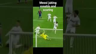 Messi humiliating ronaldo