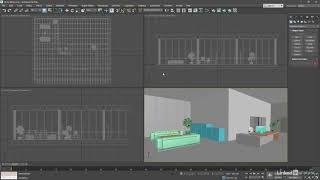 آموزش نورپردازی تری دی مکس 3ds max Lighting diffuse material