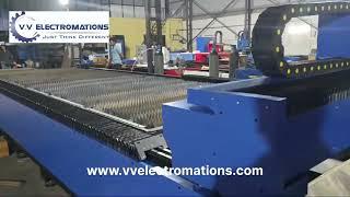 V.V FIBER LASER CUTTING MACHINE V.V ELECTROMATIONS ️+91 8320642019