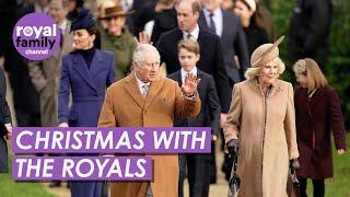 Royal Family Gather for Christmas Day Service at Sandringham