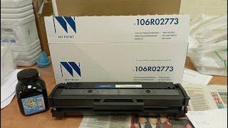 Заметка про картриджи Xerox 106R02773 образца 2023 года для Xerox Phaser 3020 и Work Center 3025