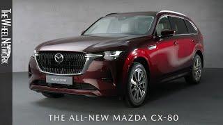 2025 Mazda CX-80 Reveal – Driving, Interior, Exterior | All-new 3-row 7-reater PHEV SUV