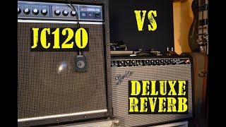 Roland Jazz Chorus JC-120  VS  Fender '65 Deluxe Reverb