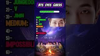 Guess the BTS Member by Their Eyes!  Only True ARMYs Will Get 100%! #BTS #GuessTheMember #ARMY