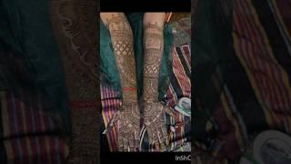 Bridal Mehendi Tutorial ️#mehendidesigns #bridalmehndi #mehendishorts ️