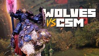 Space Wolves vs Chaos Space Marines - Warhammer 40k Battle Report