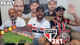 REACT SÃO PAULO 3X1 CORINTHIANS - VITÓRIA CULPOSA! SEM INTENÇÃO DE GANHAR