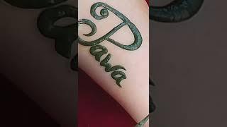 Requested name Pawan #tattoo #mehndi #shorts #YouTube shorts